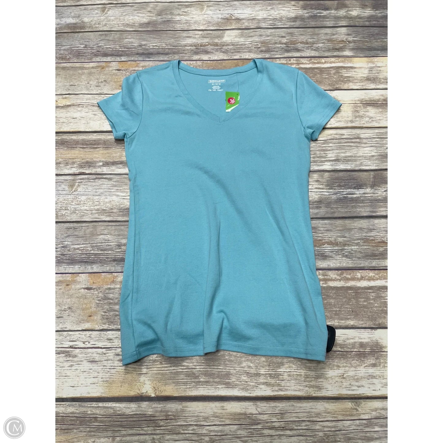 Top Short Sleeve By Kirkland In Blue, Size: M