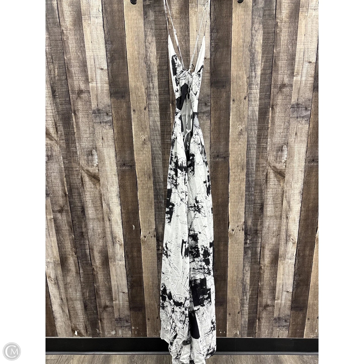 Dress Casual Maxi By Cme In Black & White, Size: M