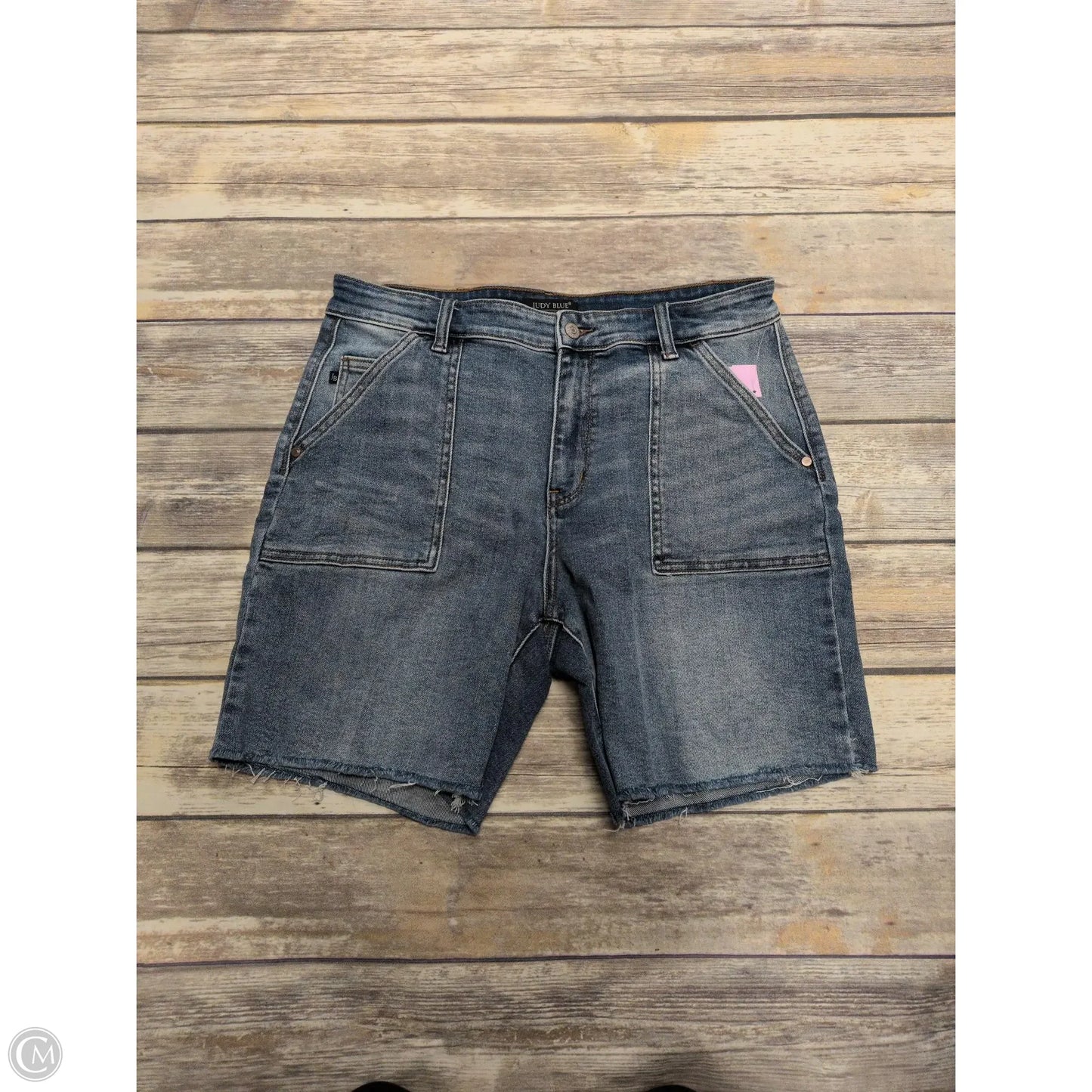 Shorts By Judy Blue In Blue Denim, Size: Xl