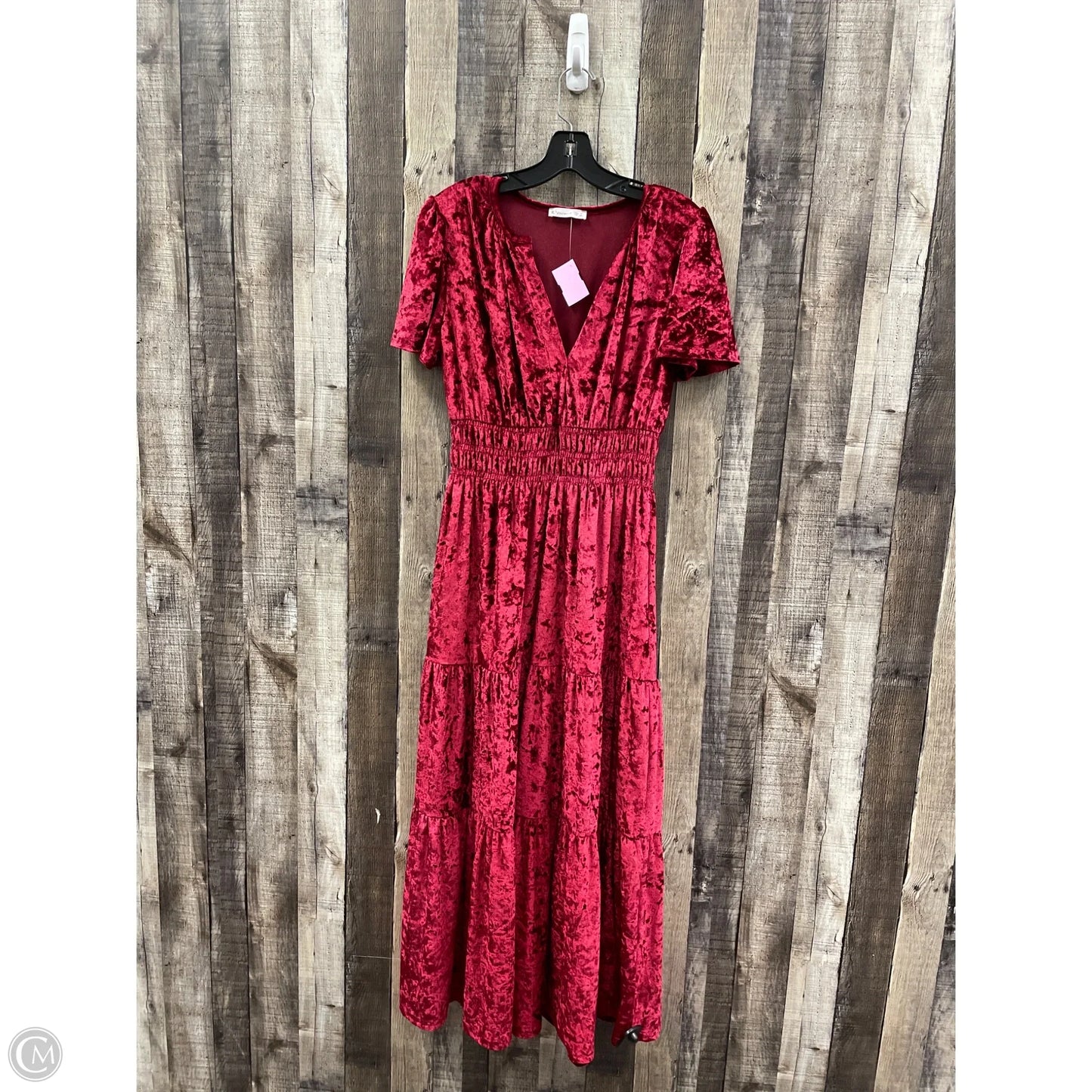 Dress Casual Maxi By Cme In Red, Size: S