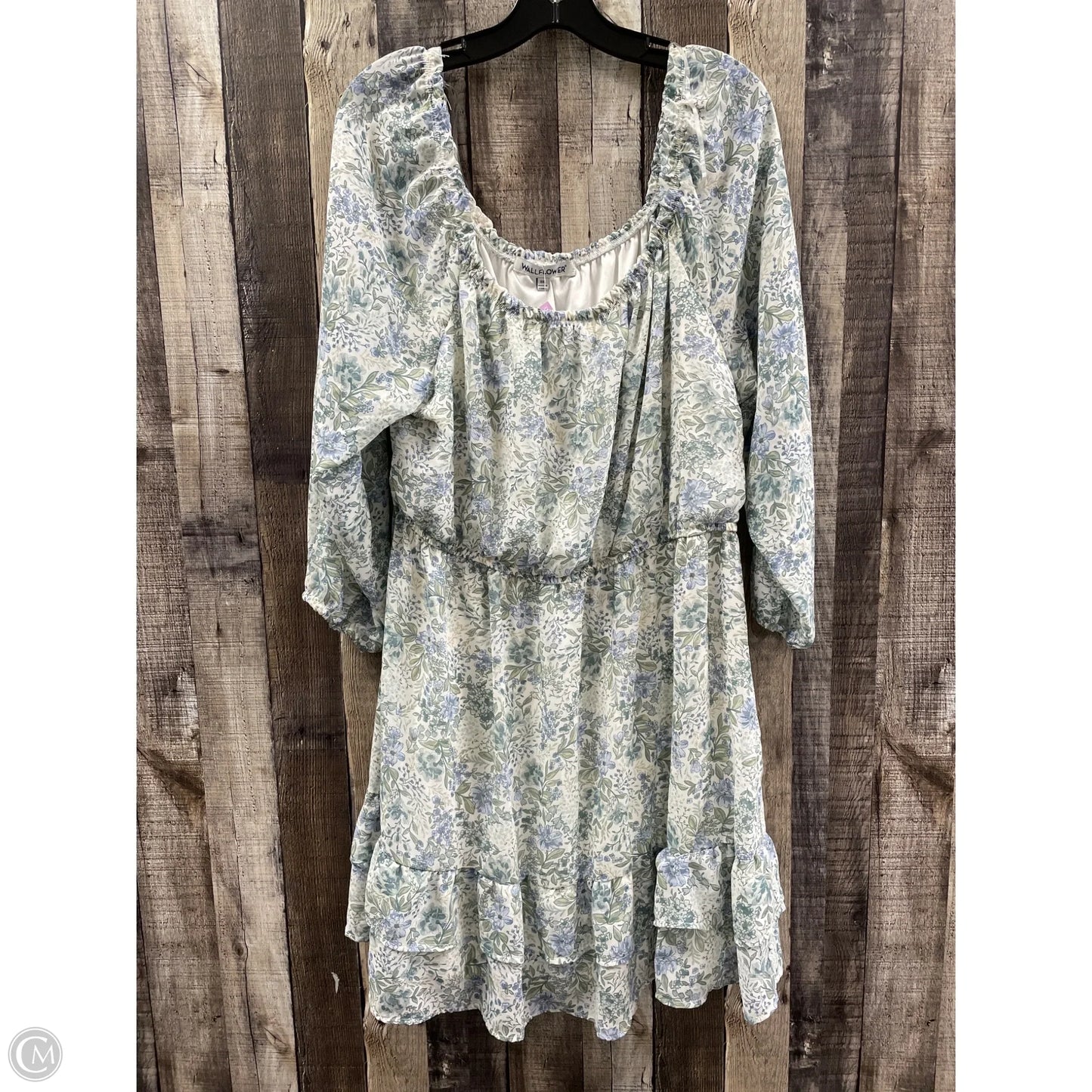Dress Casual Midi By Wallflower In Floral Print, Size: Xxl
