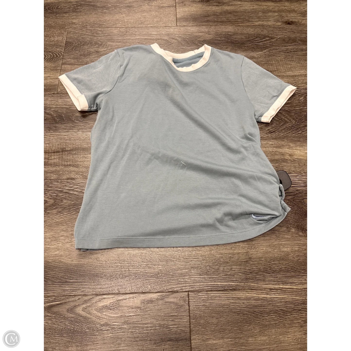 Athletic Top Short Sleeve By Nike In Green, Size: Xs