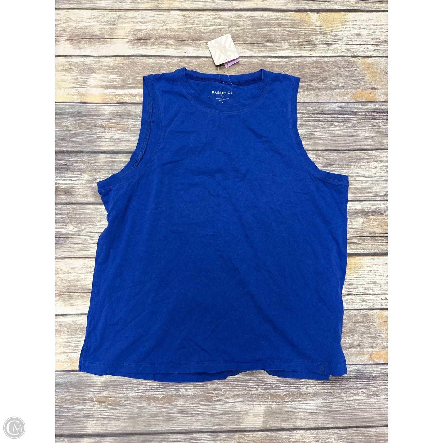 Athletic Tank Top By Fabletics In Blue, Size: Xl