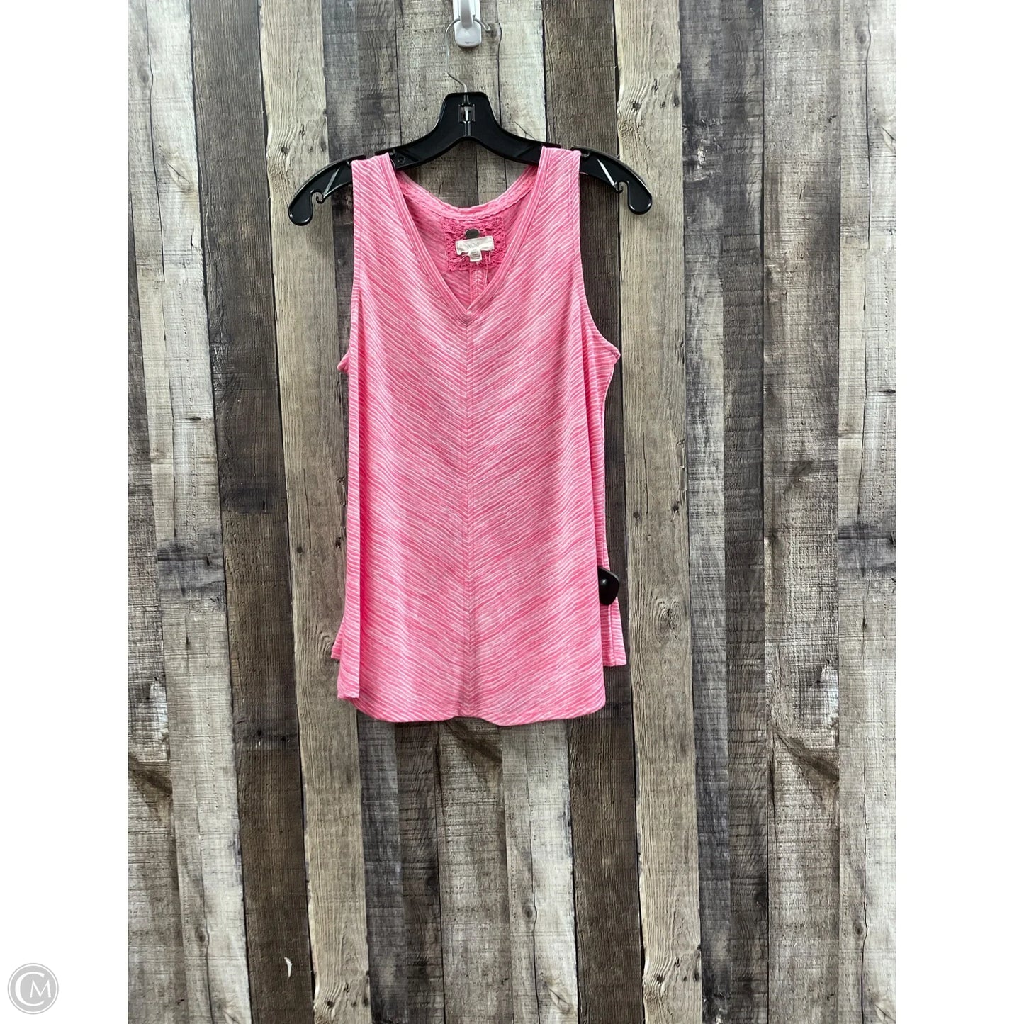 Top Sleeveless By Cupio In Pink, Size: M