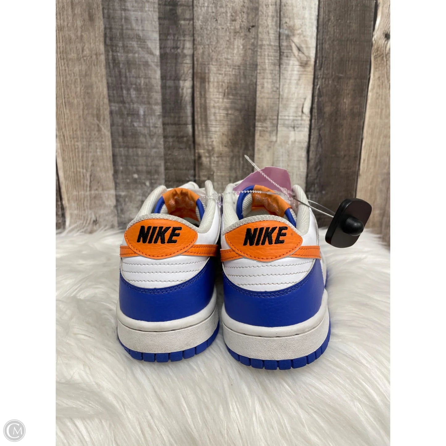 Shoes Athletic By Nike In Blue & Orange, Size: 8