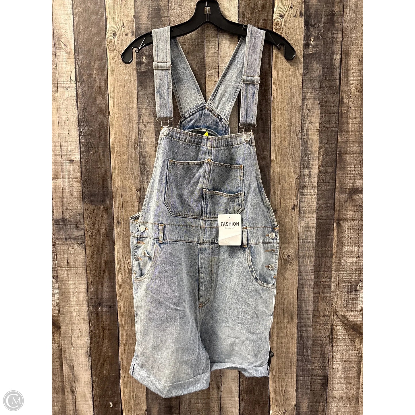 Overalls By Cme In Blue Denim, Size: L