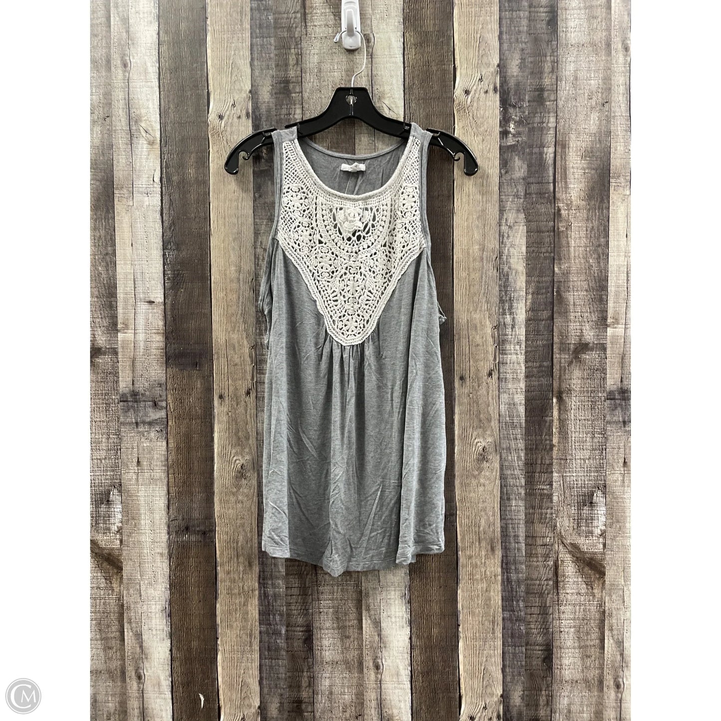 Top Sleeveless By Maurices In Grey, Size: 3x