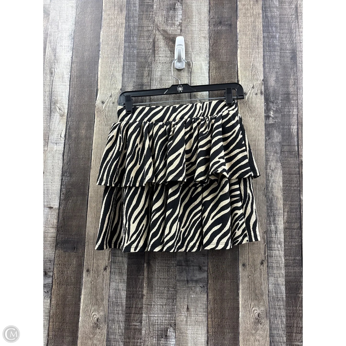 Skirt Mini & Short By Cme In Black & Brown, Size: S