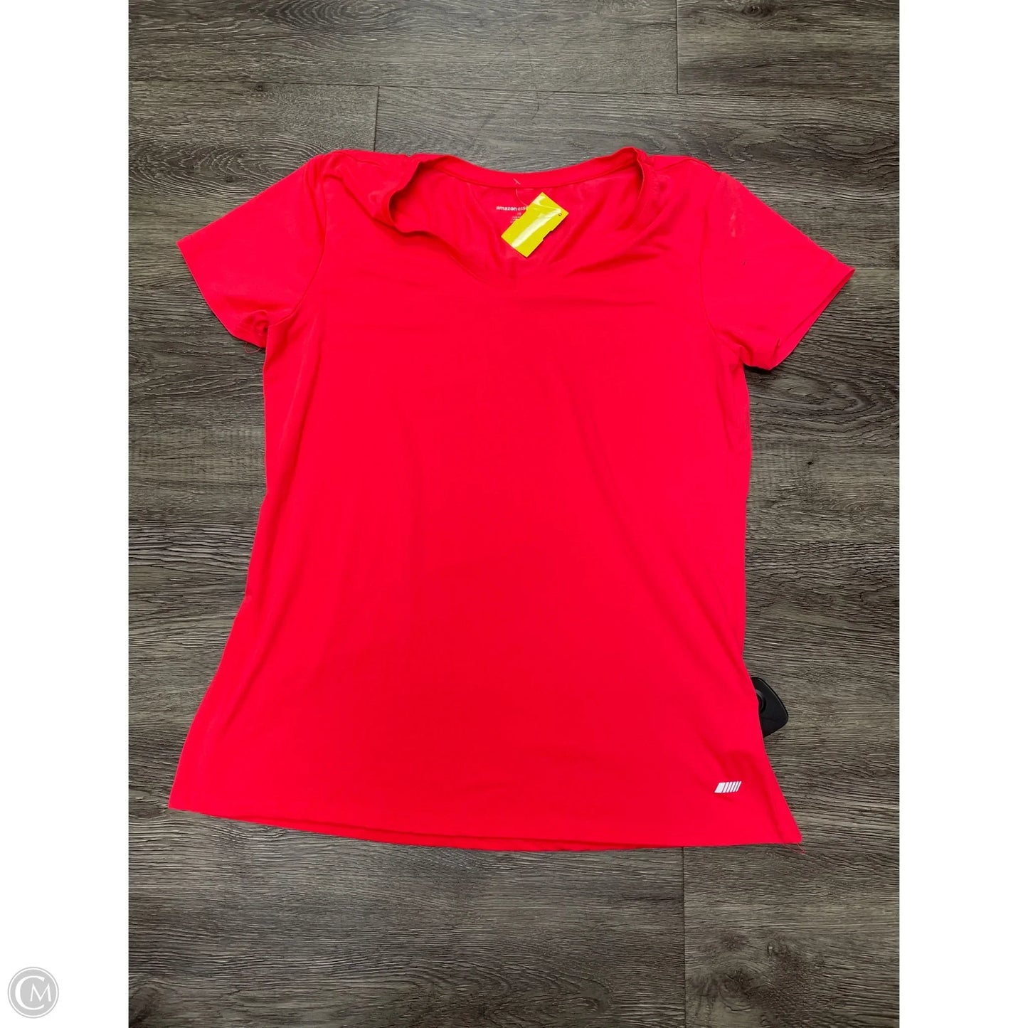 Athletic Top Short Sleeve By Amazon Essentials In Pink, Size: M