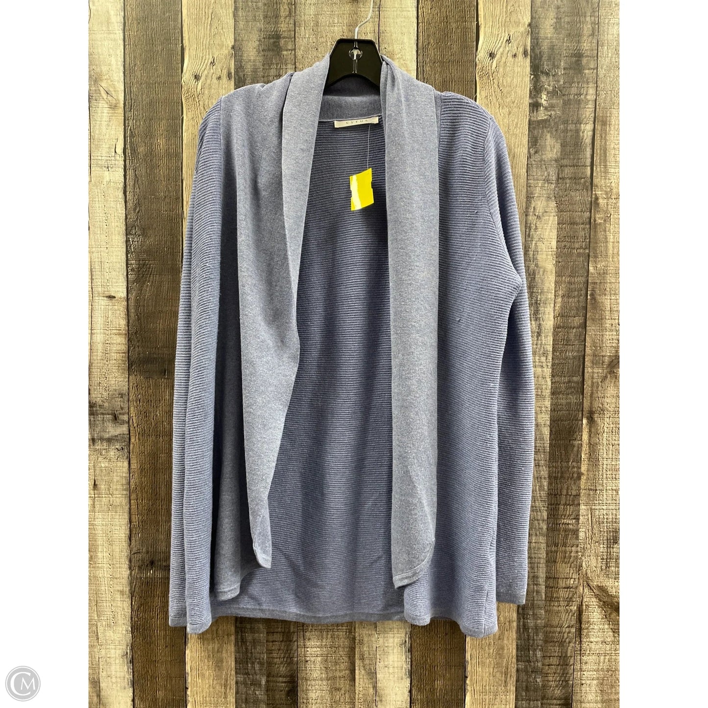 Sweater Cardigan By Cyrus In Blue, Size: M