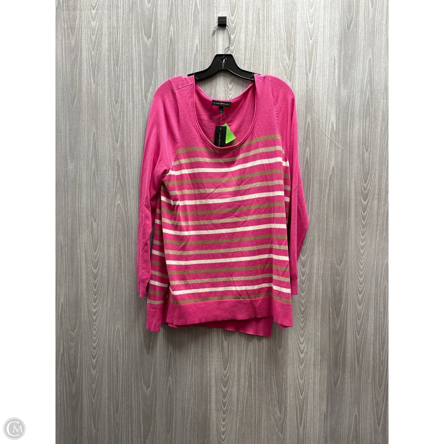 Top Long Sleeve By Lane Bryant In Pink, Size: Xl