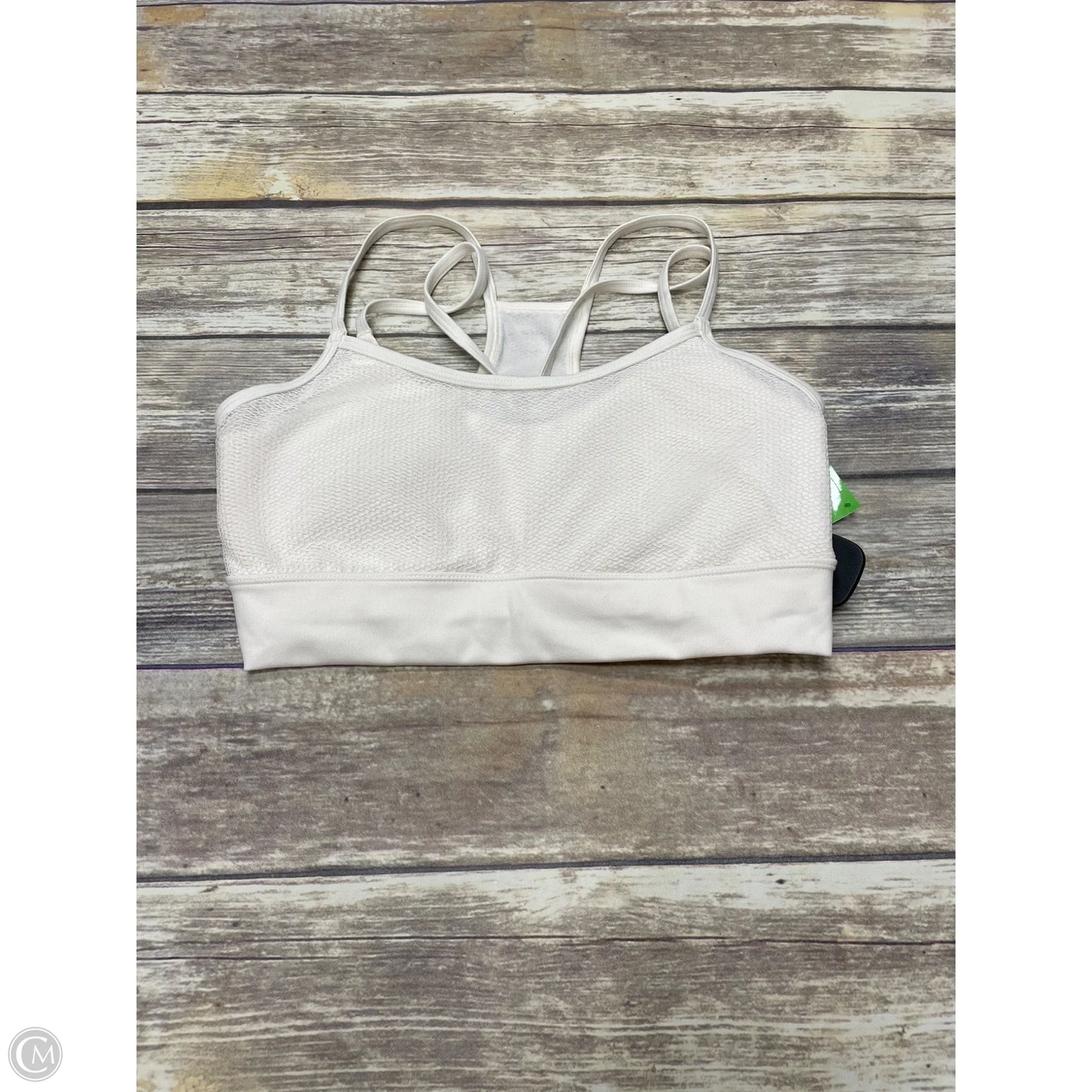Athletic Bra By Cme In Cream, Size: S