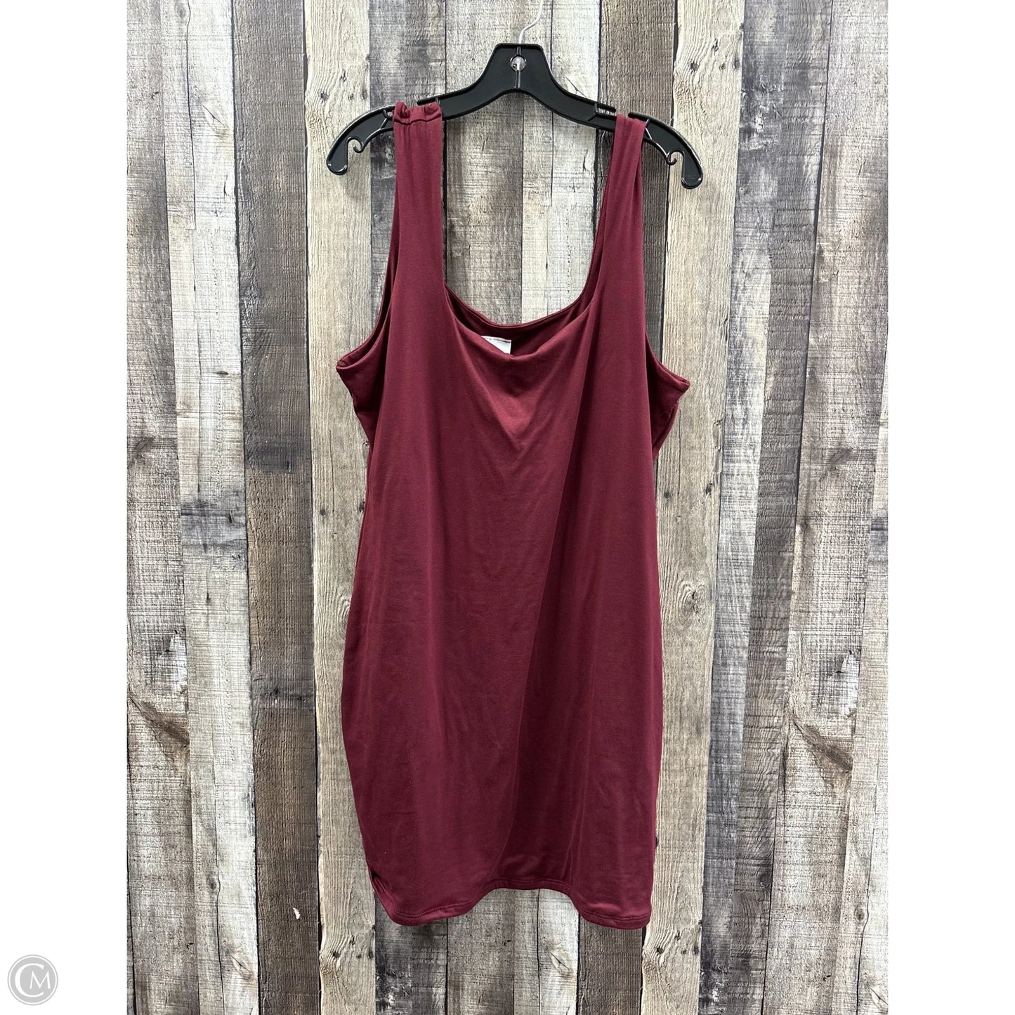 Dress Casual Midi By Rue 21 In Red, Size: 2x