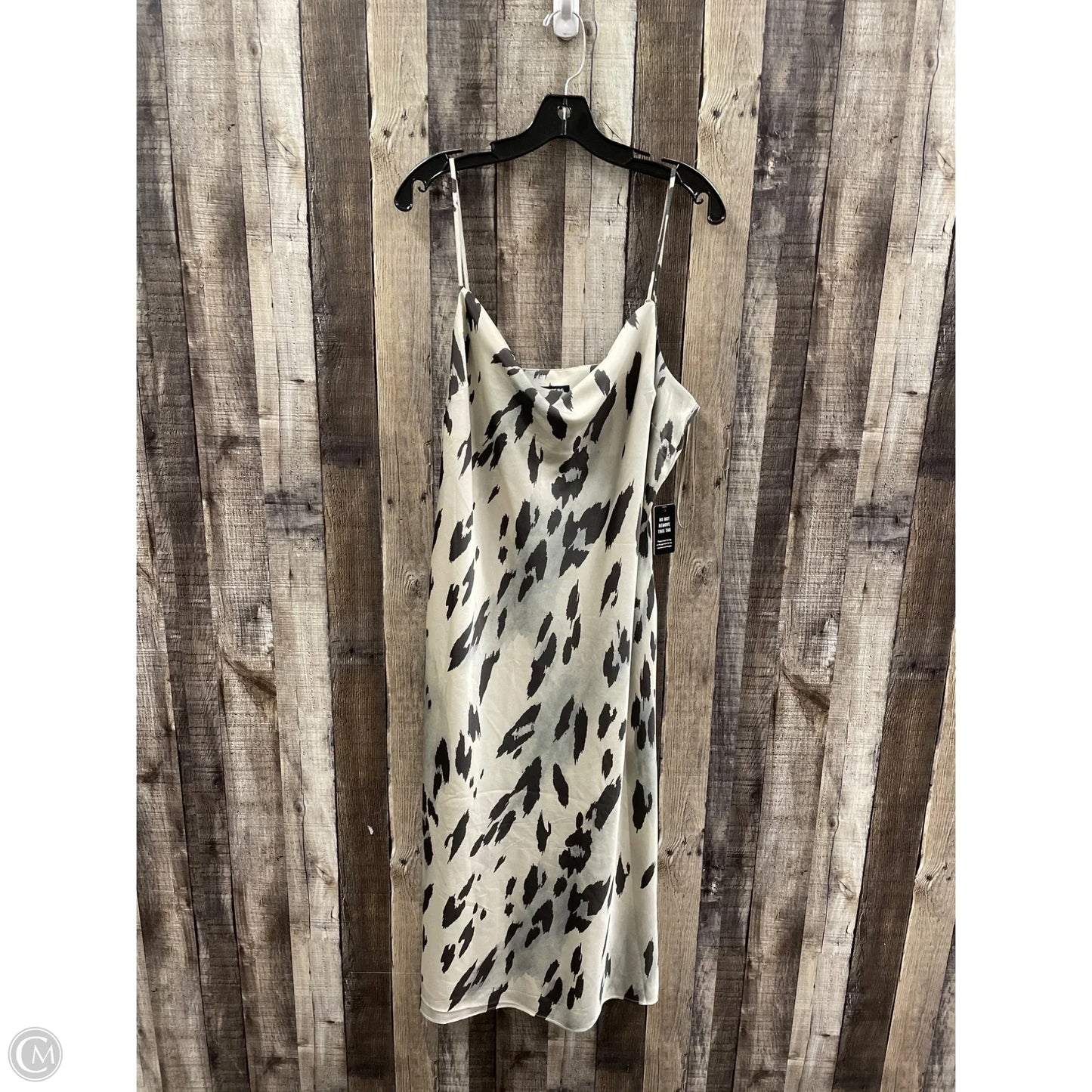 Dress Casual Maxi By Express In Grey, Size: Xl