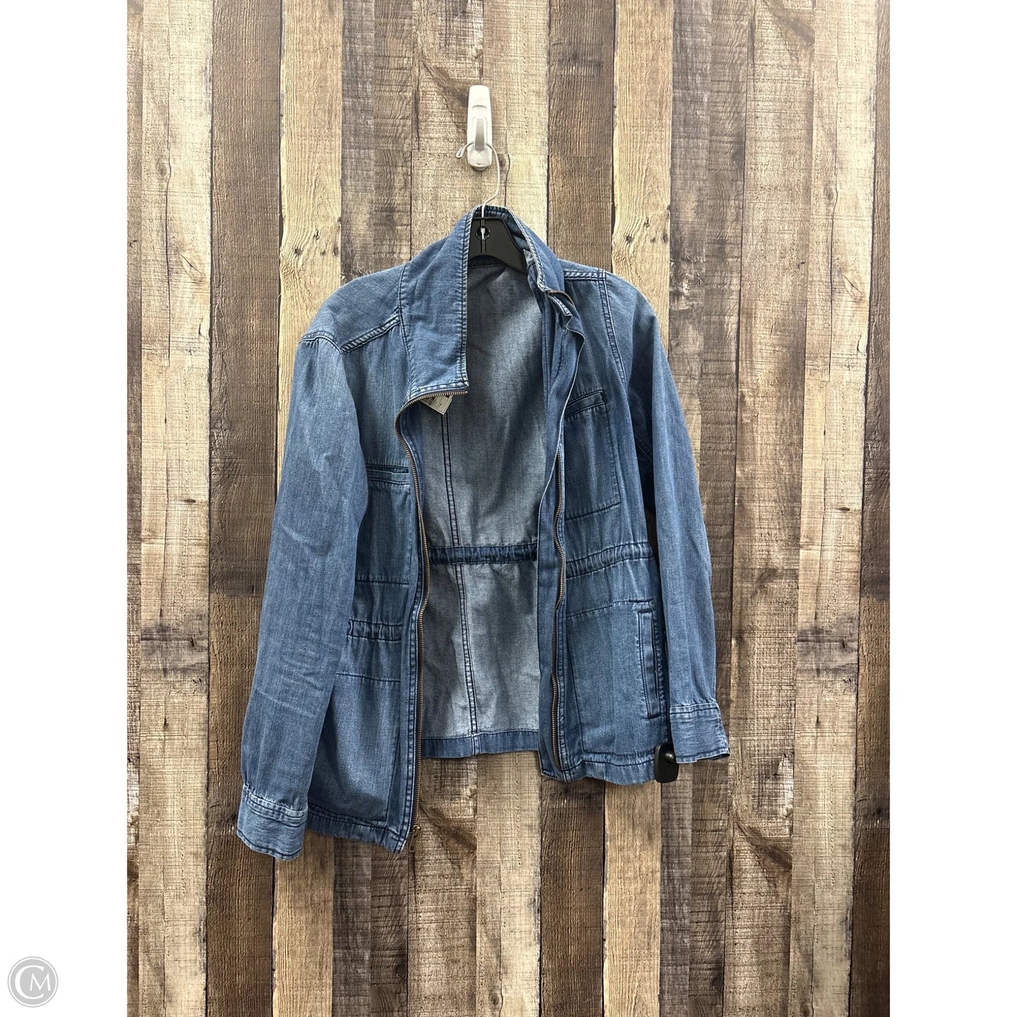 Jacket Denim By Gap In Blue, Size: M