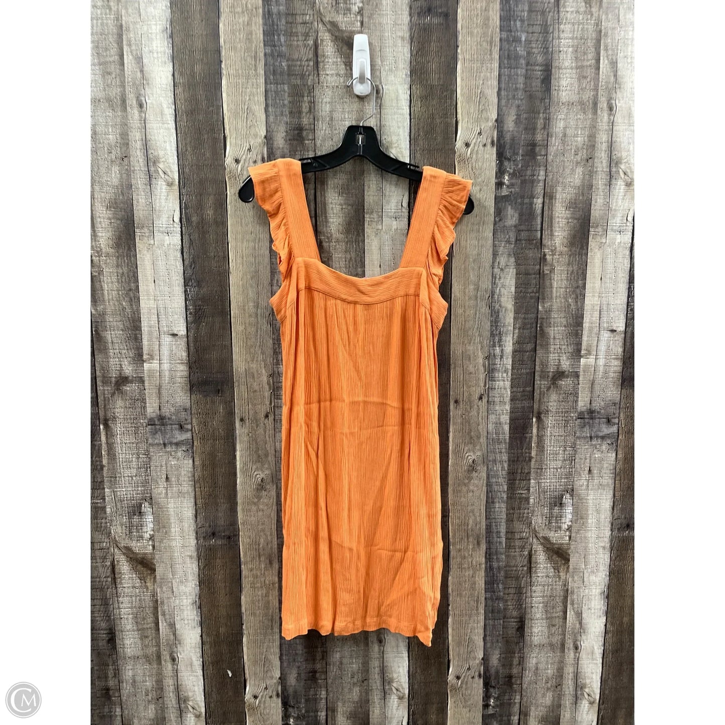 Dress Casual Midi By Loft In Orange, Size: S
