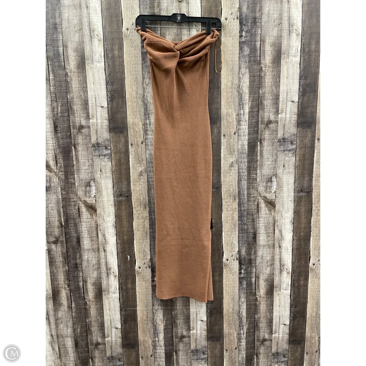Dress Casual Maxi By Miou Muse In Brown, Size: M
