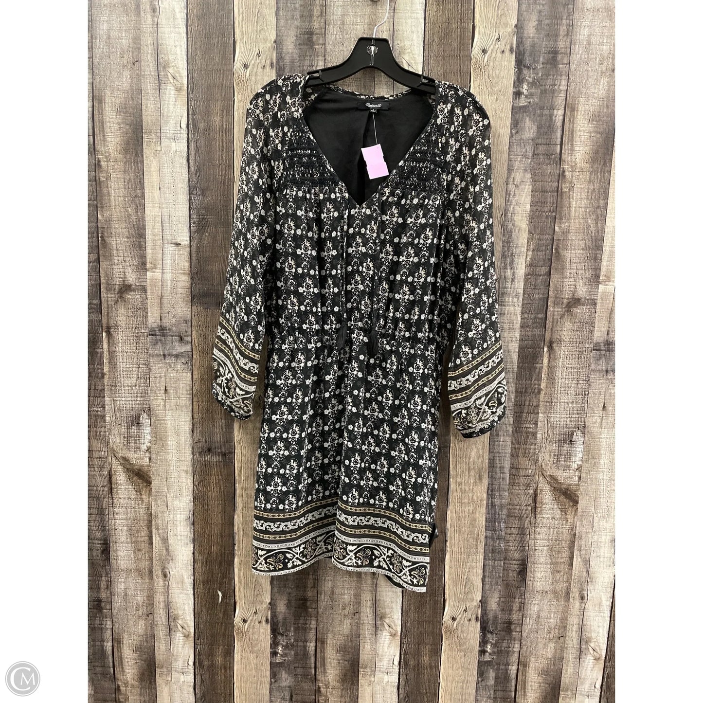 Dress Casual Midi By Madewell In Black, Size: 6