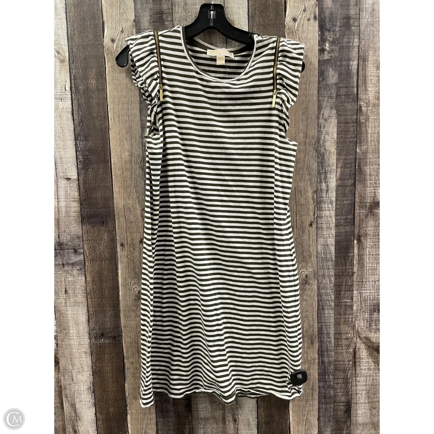 Dress Casual Midi By Michael By Michael Kors In Green, Size: M