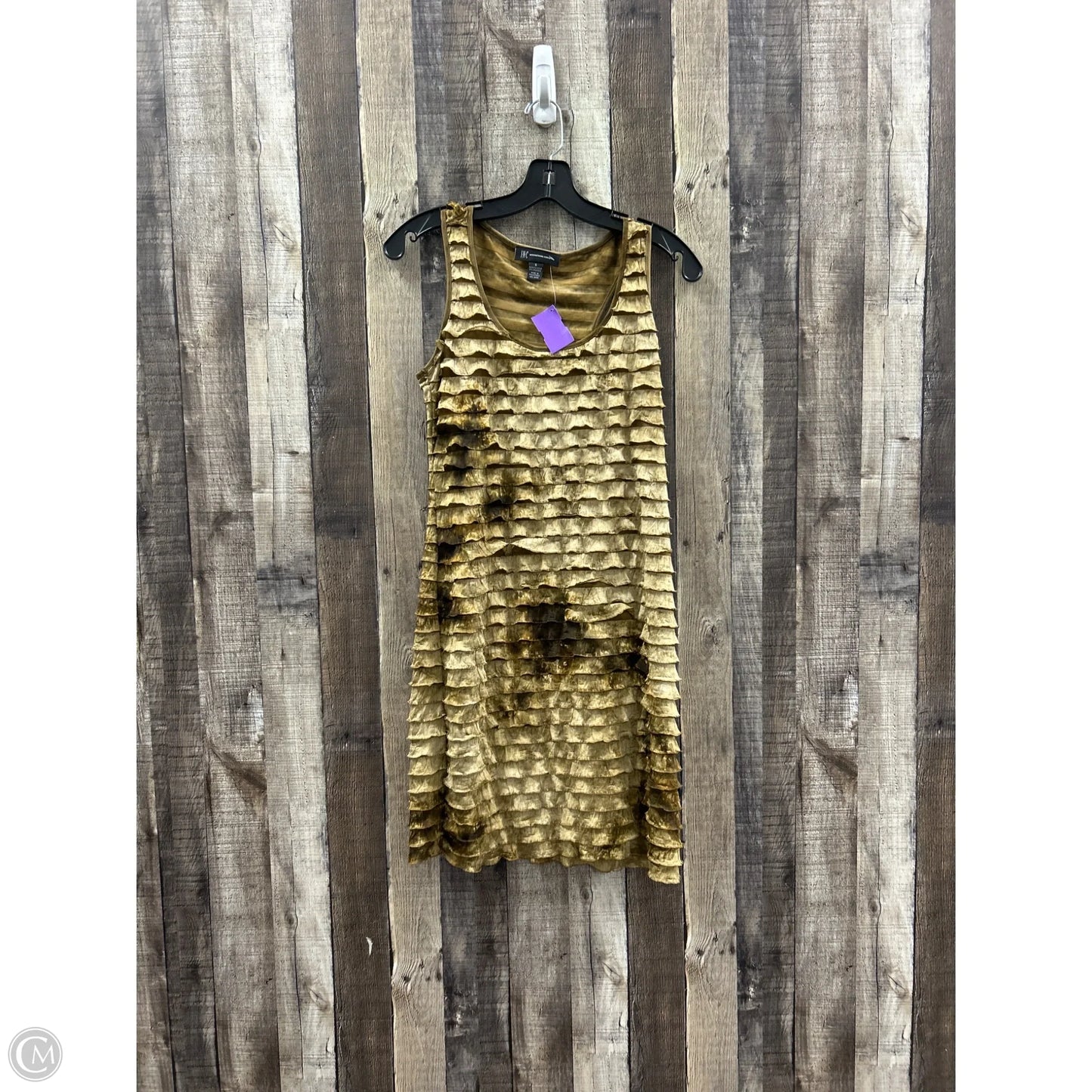 Dress Casual Midi By Inc In Brown, Size: S