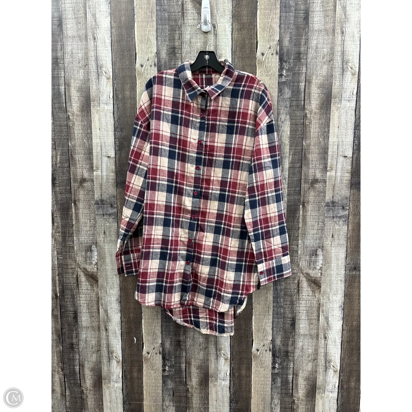 Dress Casual Midi By Cmf In Red, Size: Xl