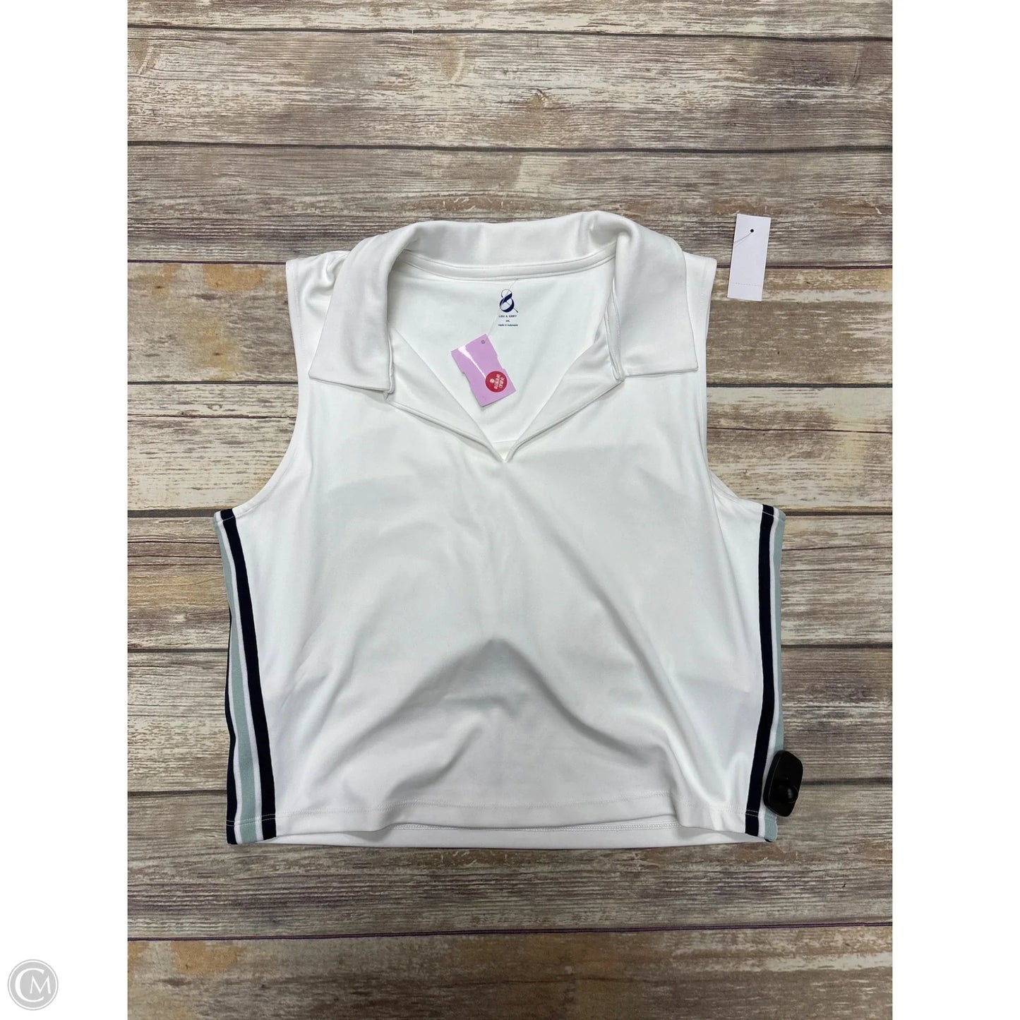 Top Sleeveless By Lou And Grey In White, Size: Xxl