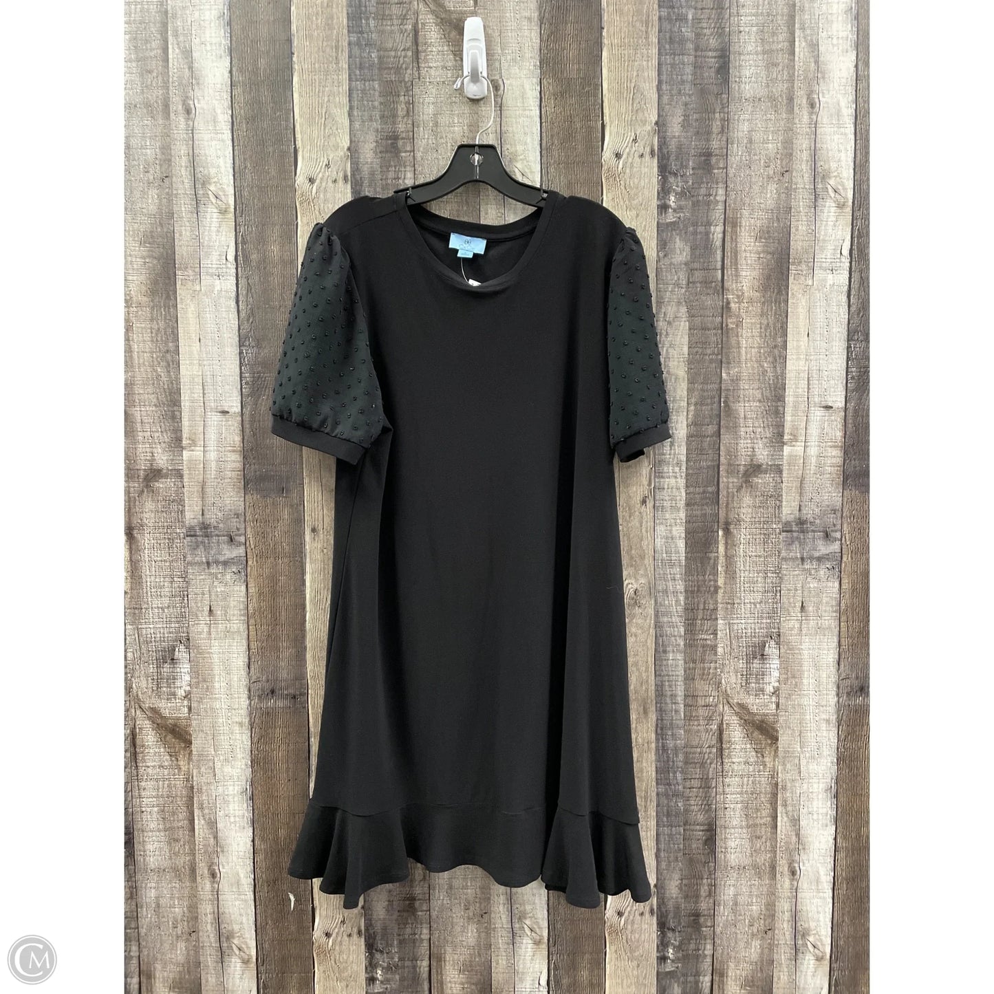 Dress Casual Midi By Cece In Black, Size: Xl