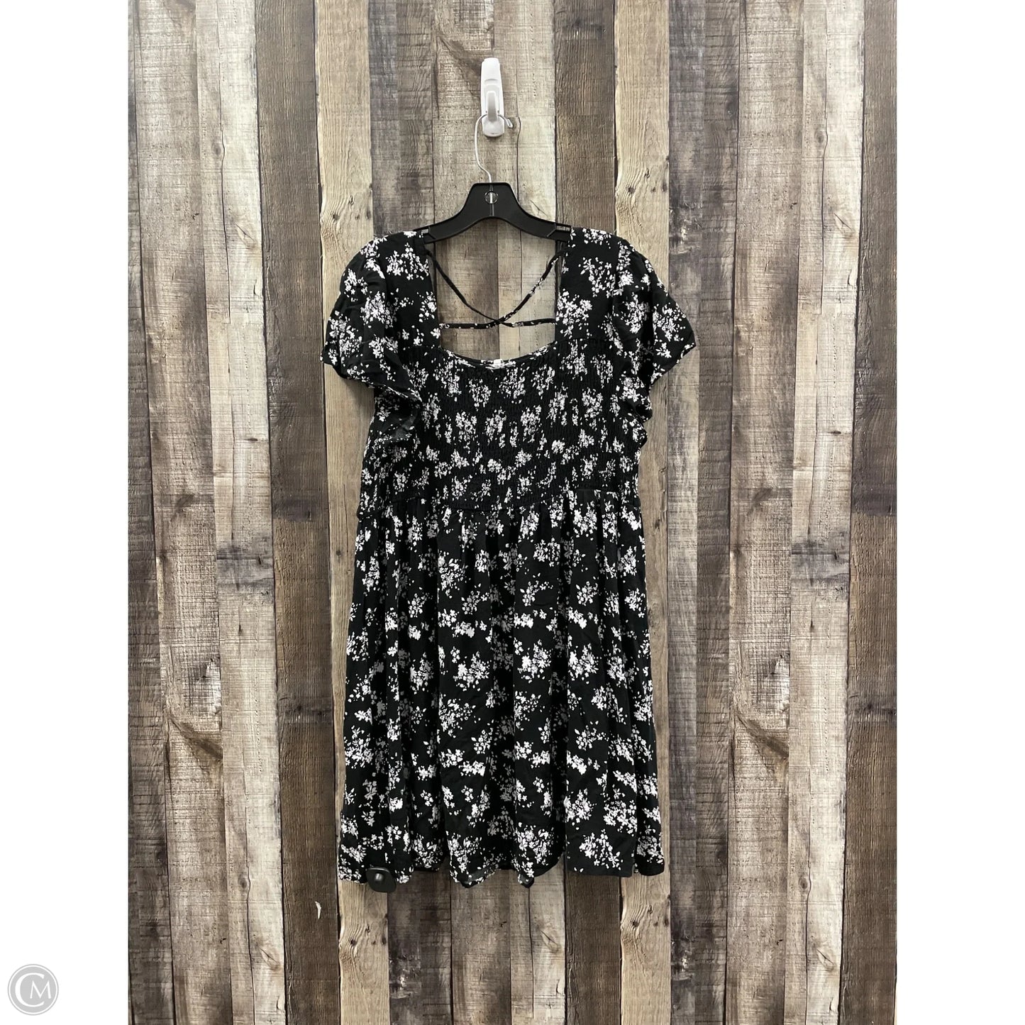 Dress Casual Midi By Maurices In Black, Size: Xxl
