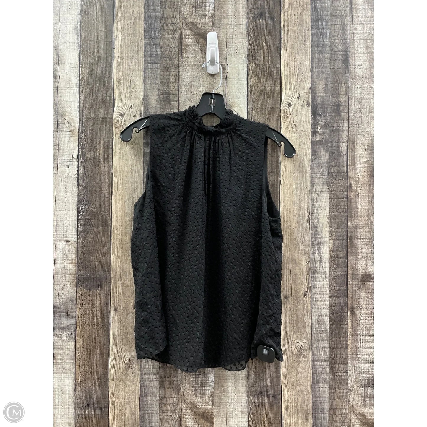 Top Sleeveless By Rebecca Taylor In Black, Size: 6