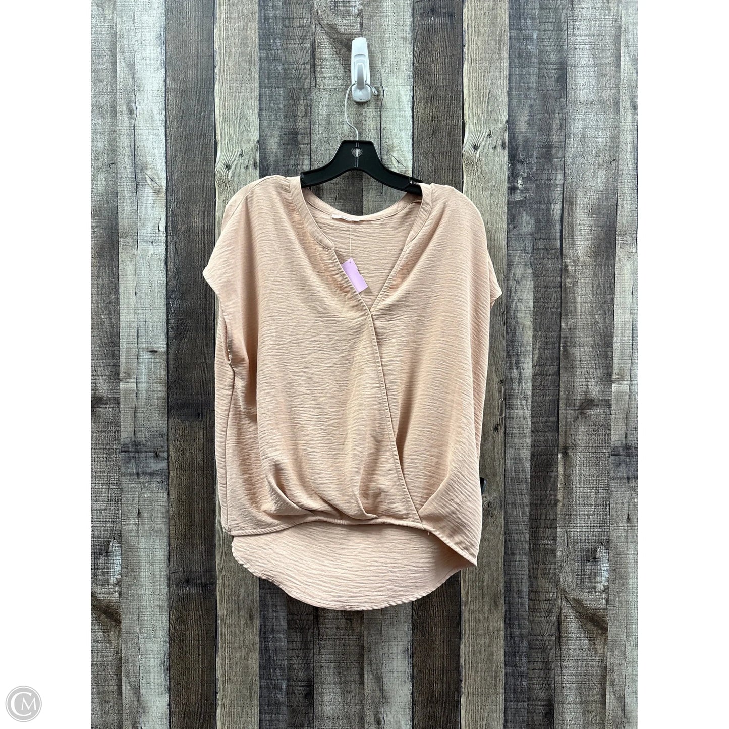 Top Short Sleeve By Mi Ami In Pink, Size: M