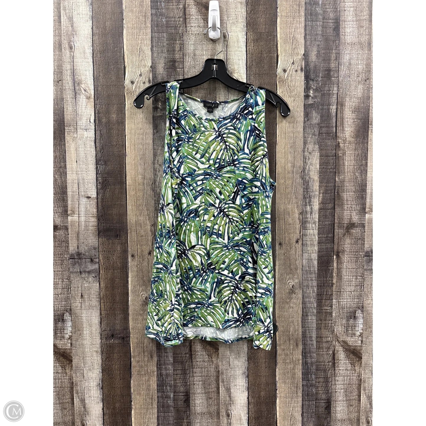 Top Sleeveless By J. Jill In Green, Size: M