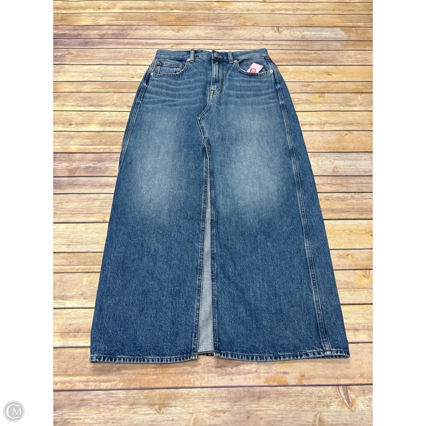 Skirt Maxi By Madewell In Blue Denim, Size: 0