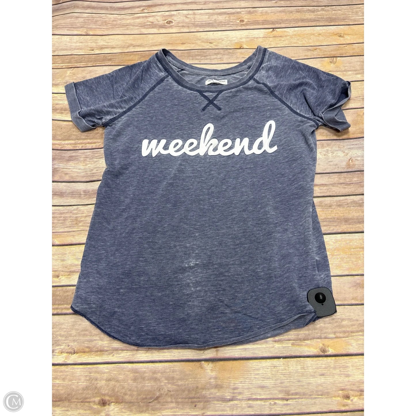 Top Short Sleeve Basic By Grayson Threads In Blue, Size: S