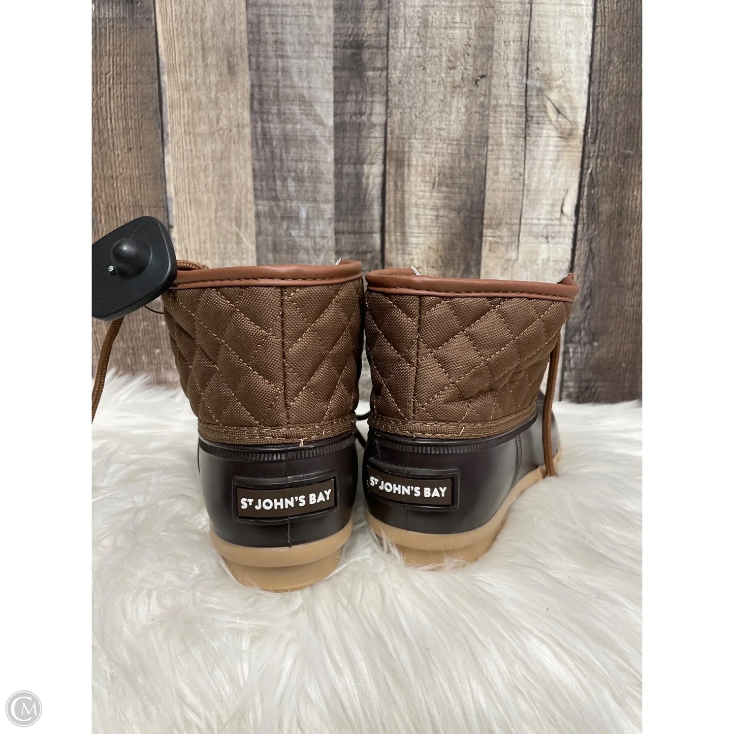 Boots Rain By St Johns Bay In Brown, Size: 7