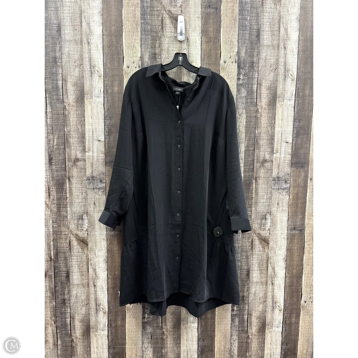 Dress Casual Midi By J. Jill In Black, Size: Xl