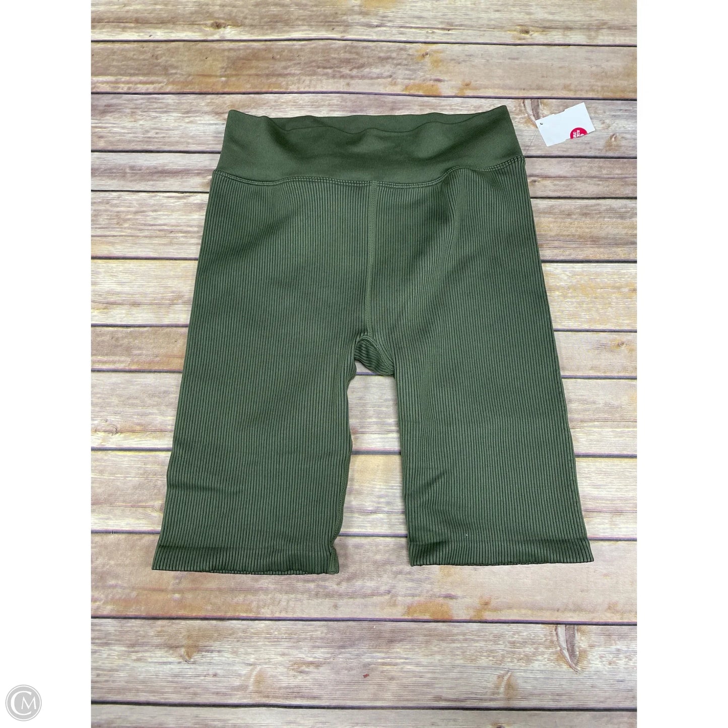 Athletic Shorts By Calvin Klein Performance In Green, Size: M