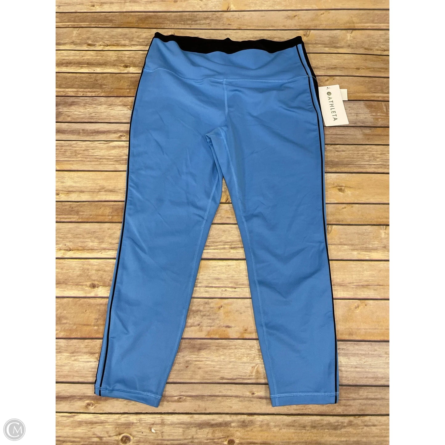 Athletic Leggings By Athleta In Blue, Size: Xl