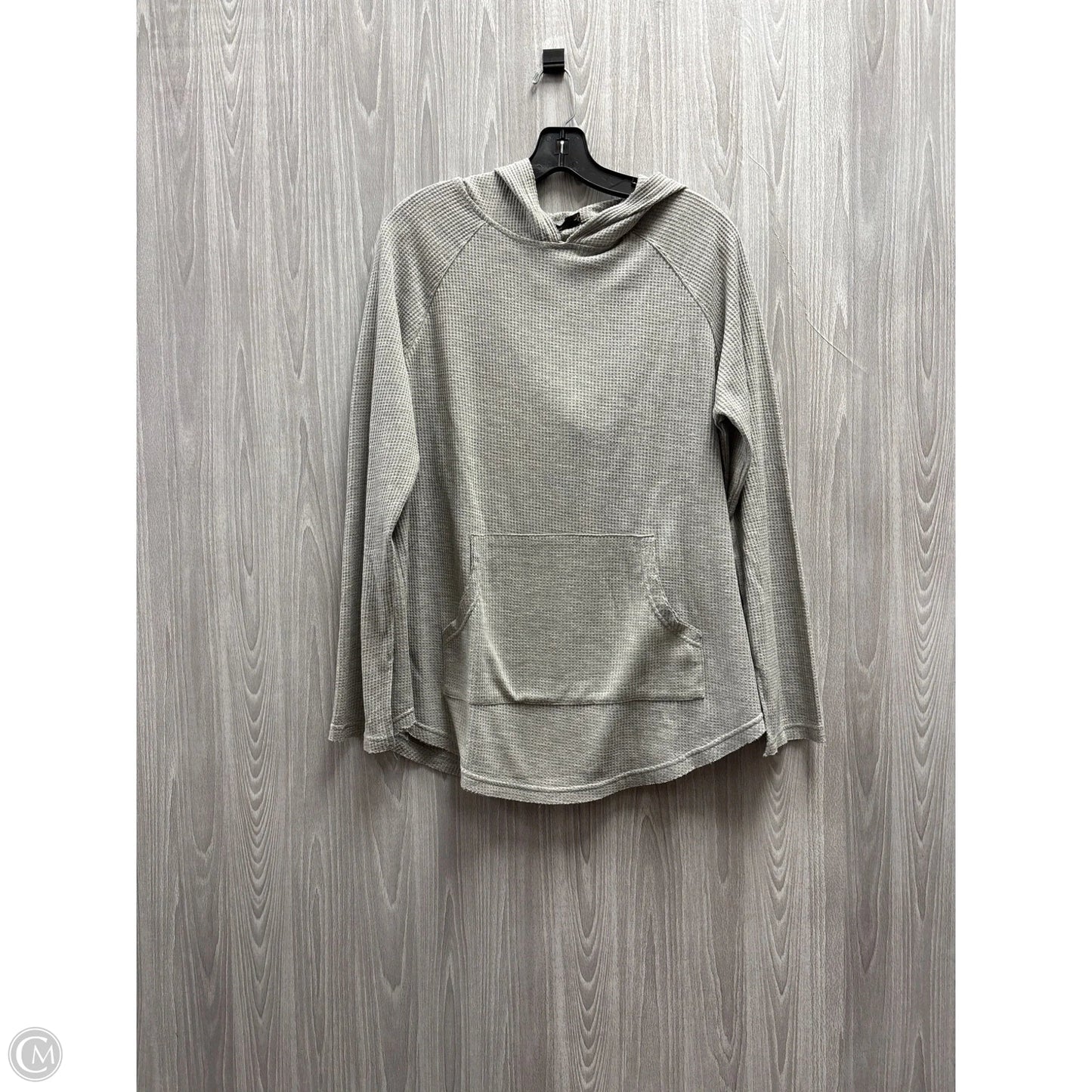 Top Long Sleeve By Doe & Rae In Grey, Size: L