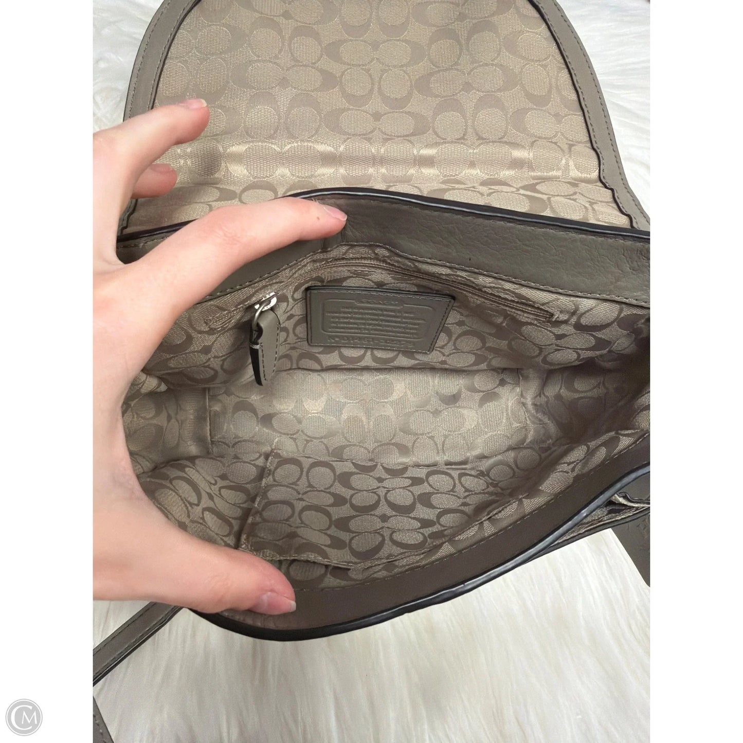 Crossbody Designer By Coach, Size: Medium