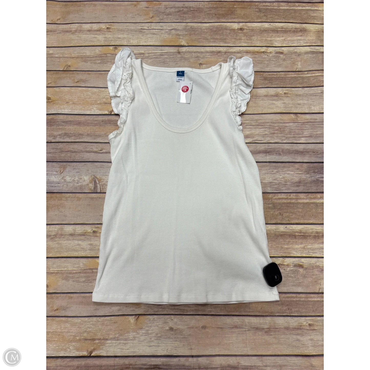 Tank Top By Old Navy In Cream, Size: L
