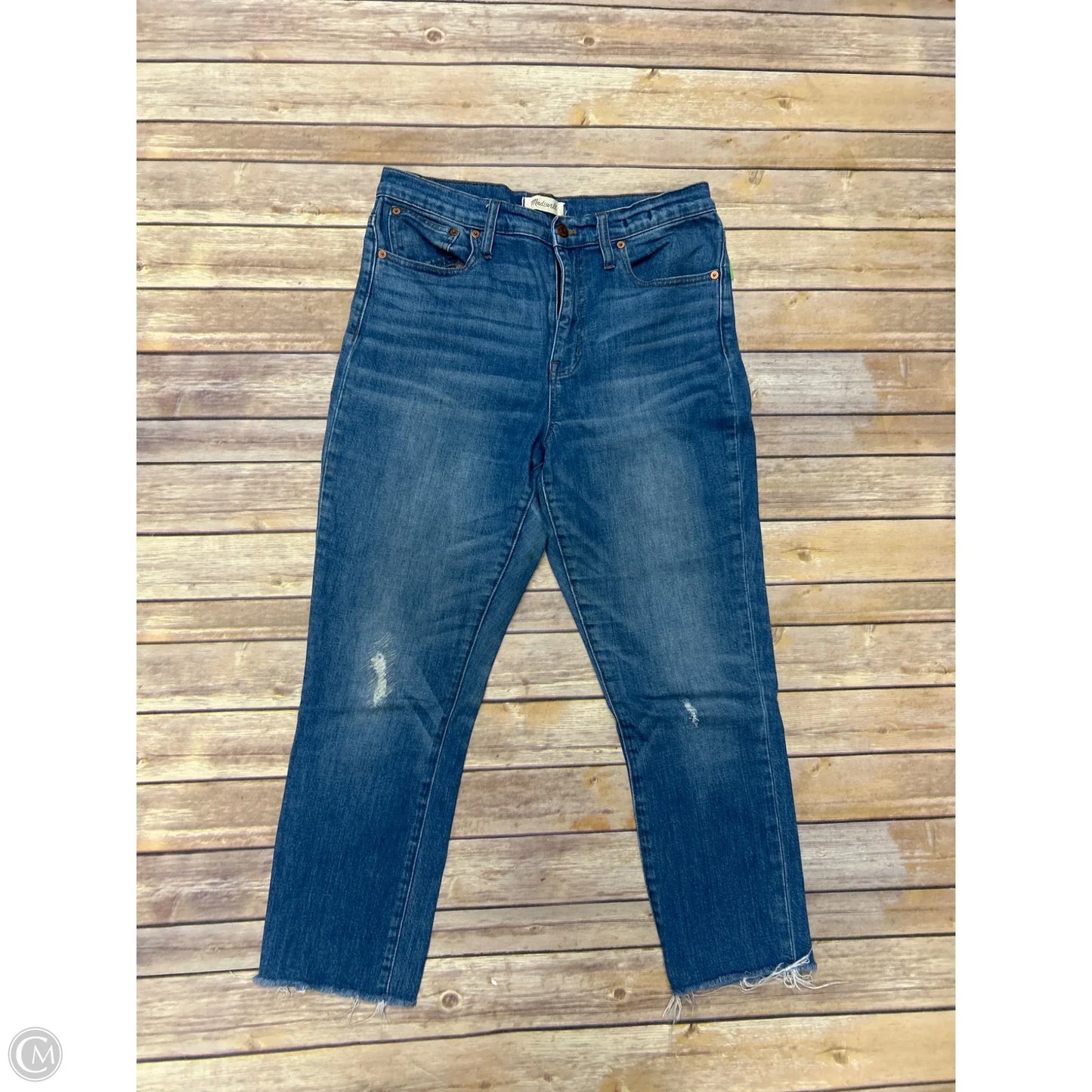 Jeans Skinny By Madewell In Blue, Size: 6