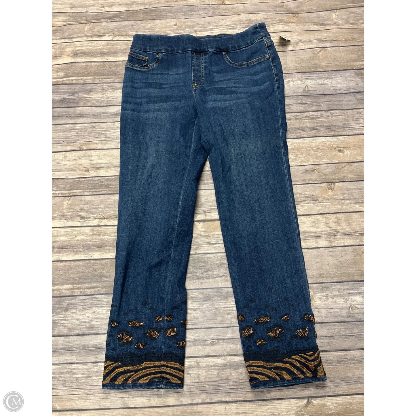 Jeans Skinny By Chicos In Blue, Size: 4