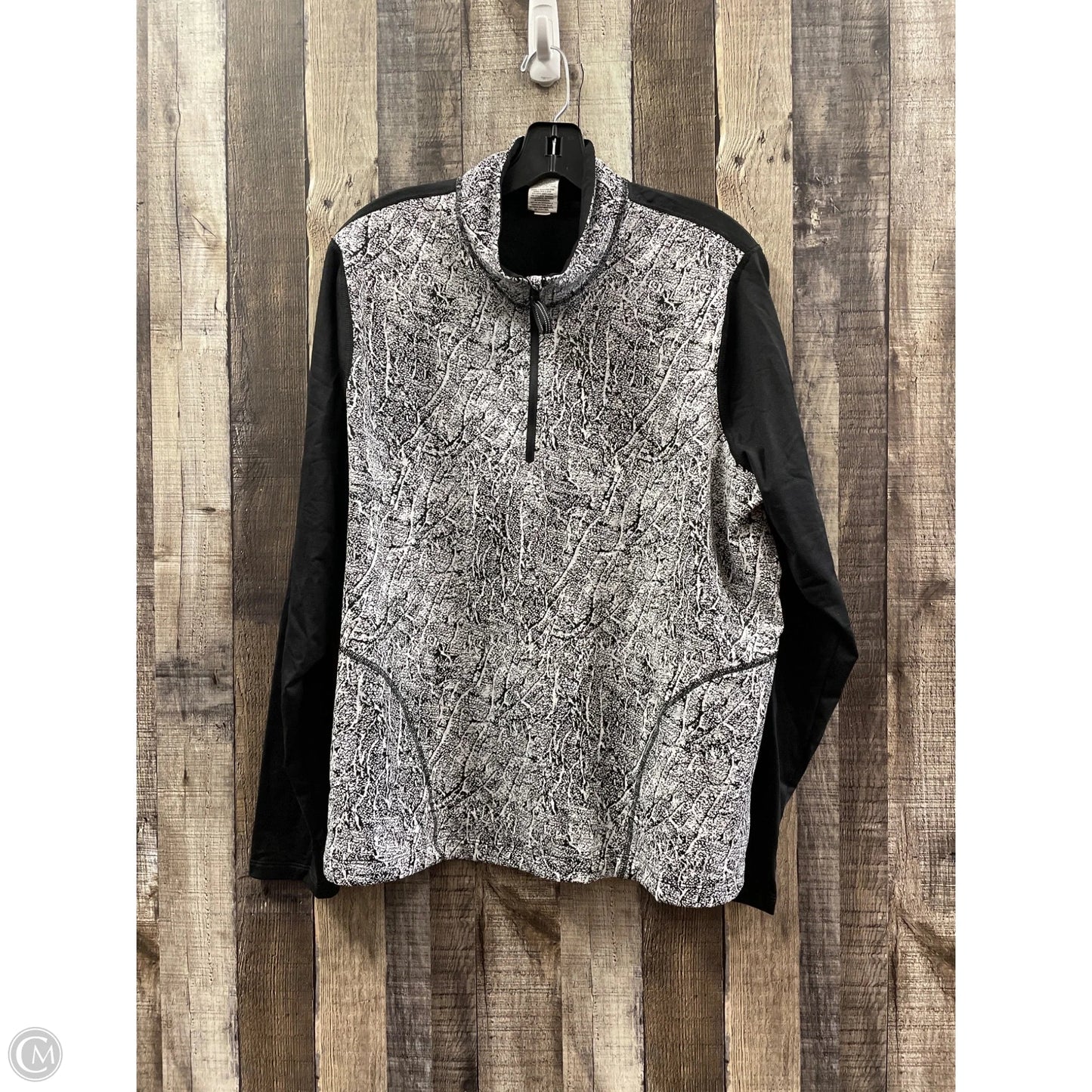 Athletic Jacket By Avia In Black, Size: 3x