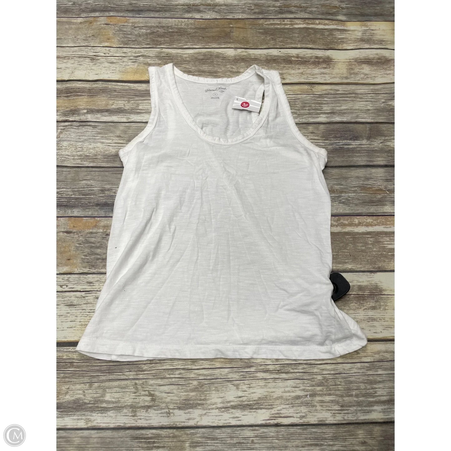 Top Sleeveless Basic By Universal Thread In White, Size: M