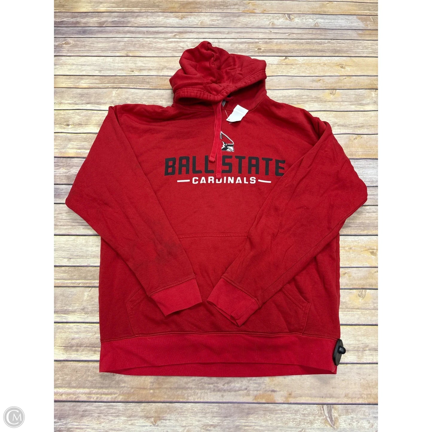 Sweatshirt Hoodie By Russel Athletic In Red, Size: L