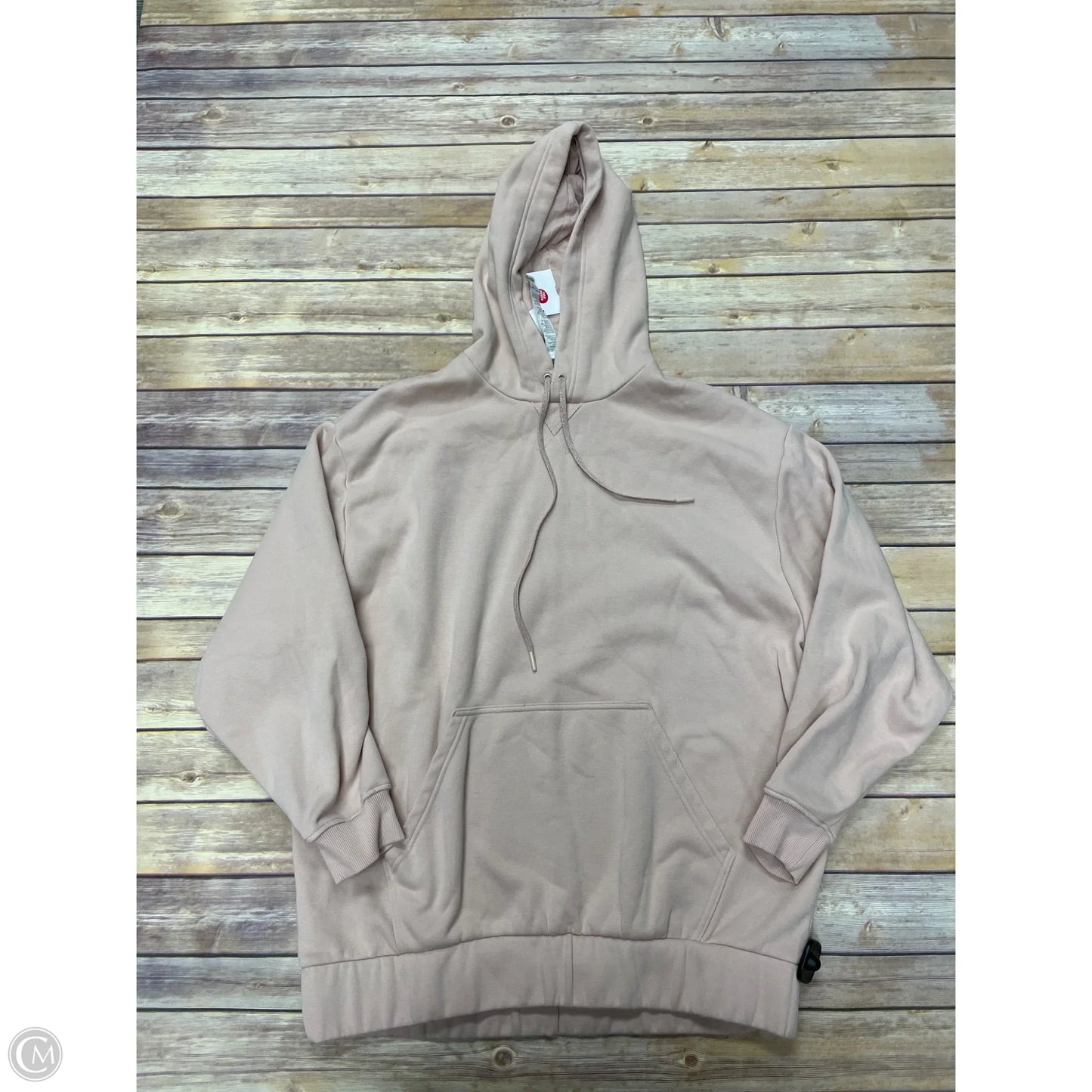 Athletic Sweatshirt Hoodie By Fabletics In Pink, Size: S