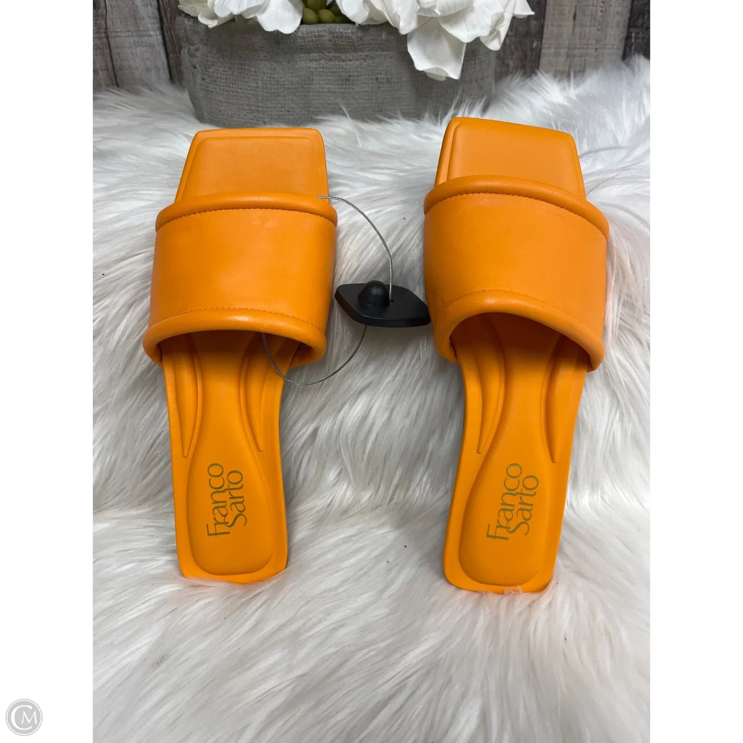 Sandals Flats By Franco Sarto In Orange, Size: 7.5