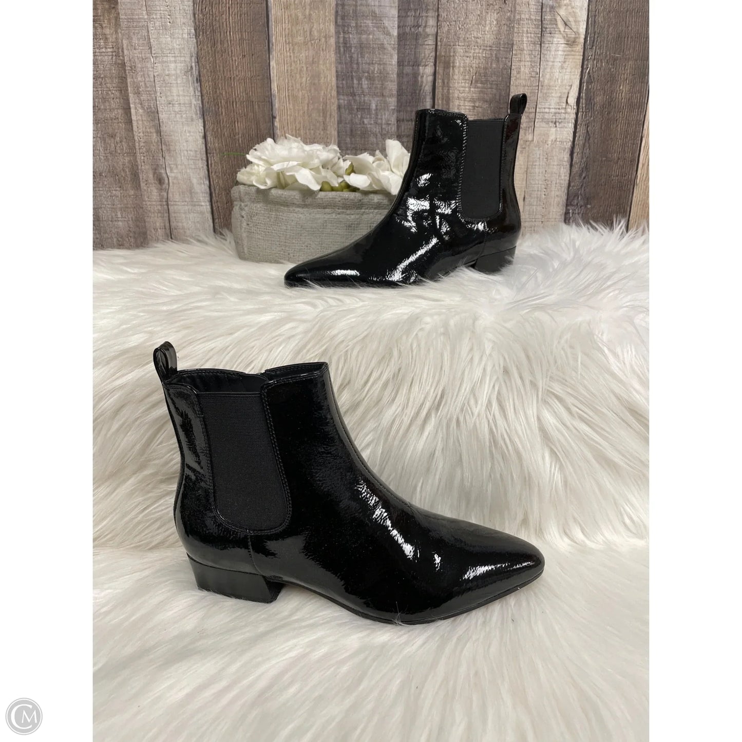 Boots Ankle Heels By Franco Sarto In Black, Size: 6