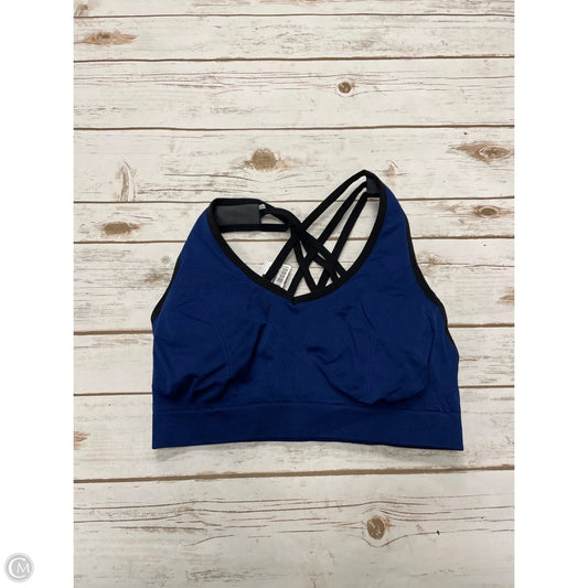 Athletic Bra By Cmf In Blue, Size: Xl