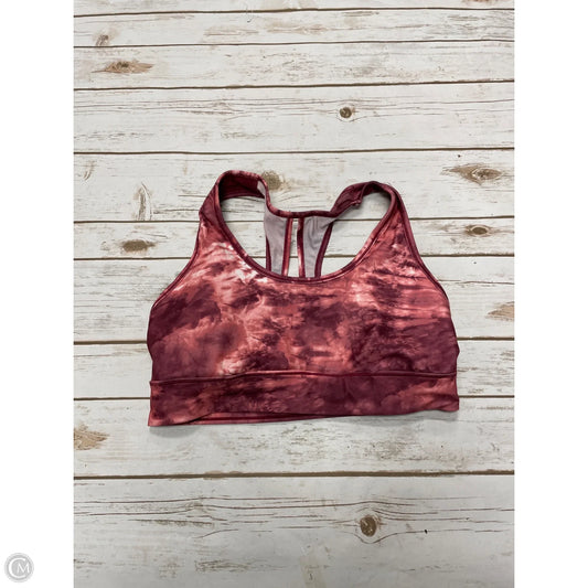 Athletic Bra By Jessica Simpson In Tie Dye Print, Size: L